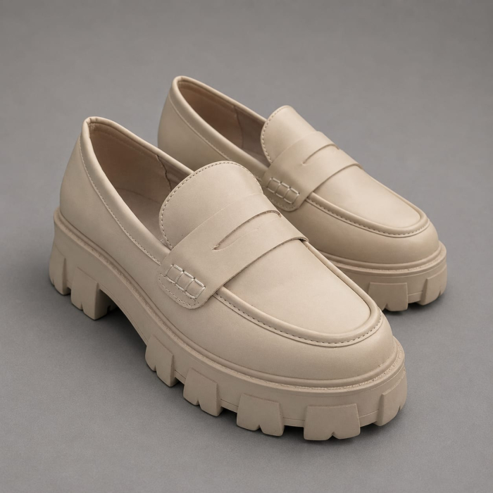 Mocasini dama rainbow bej [2]
