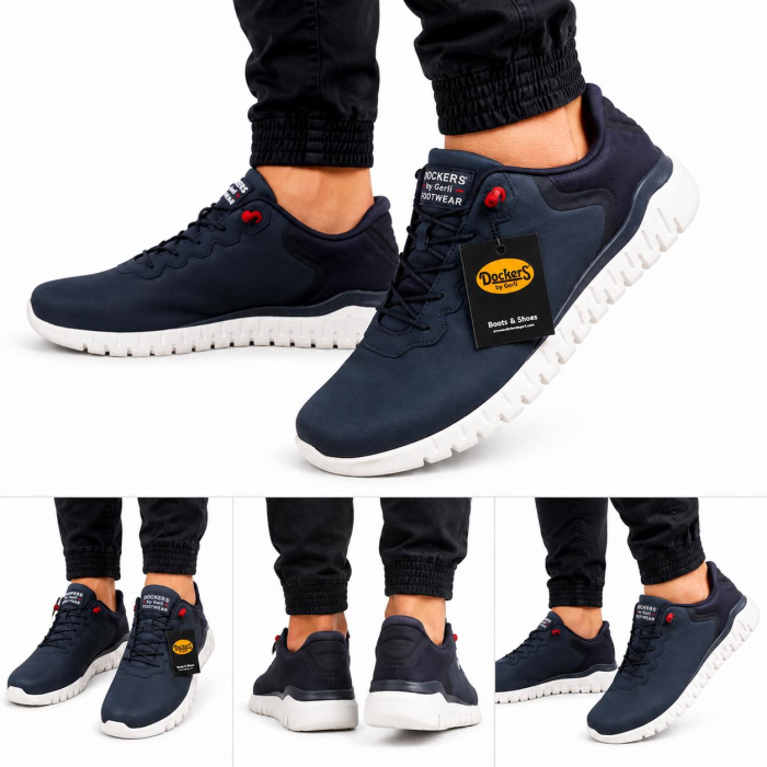 Pantofi sport barbati dockers bleumarin [5]