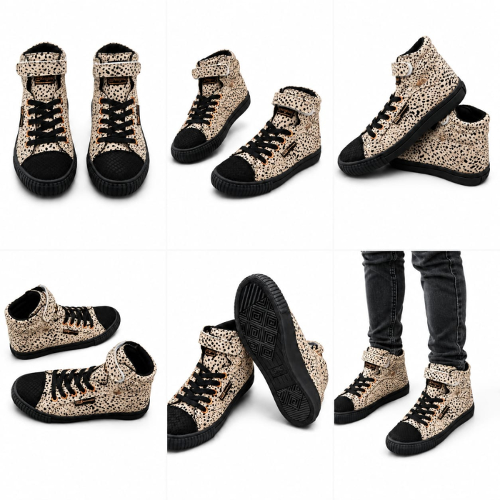 Tenisi copii British Knights leopard [6]