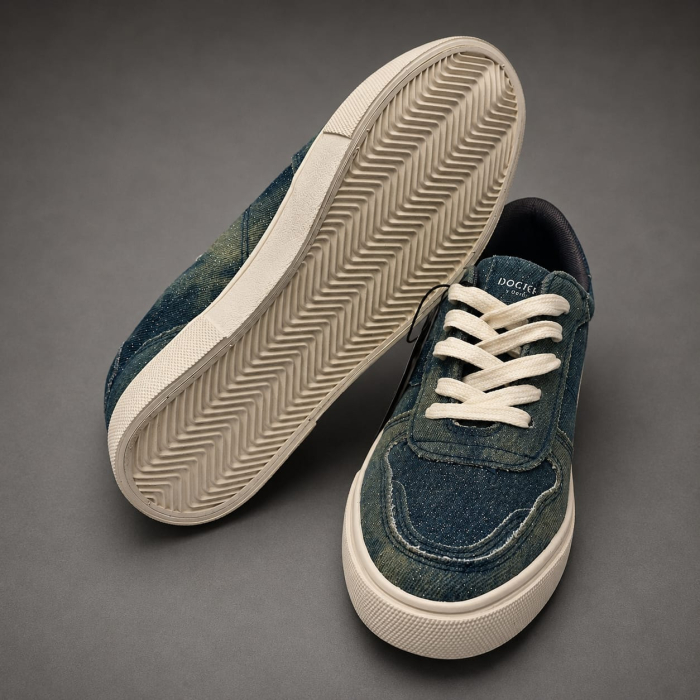 Tenisi dama Dockers navi blue cu sclipici [5]