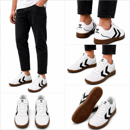Adidasi Hummel steady game albi [5]