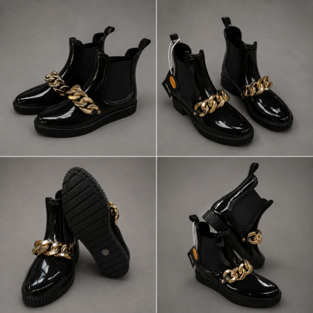 Cizme dockers  dama tip chelsea negre [4]