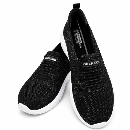 Espadrile copii Dockers negre slip on [2]