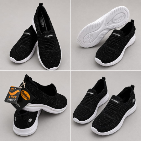 Espadrile copii Dockers negre slip on [5]