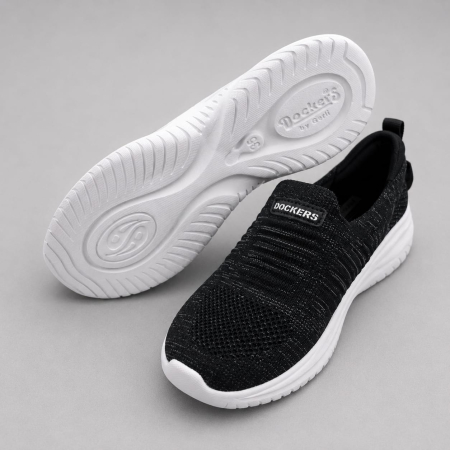 Espadrile copii Dockers negre slip on [4]
