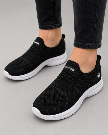 INCALTAMINTE - Espadrile copii Dockers negre slip on