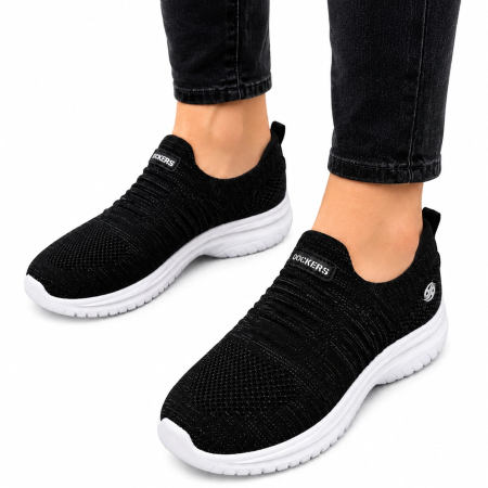 INCALTAMINTE - Espadrile copii Dockers negre slip on