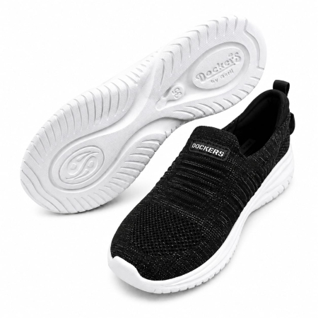 Espadrile copii Dockers negre slip on [4]