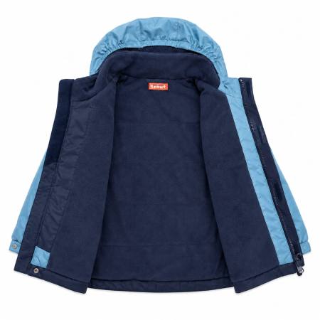 Geacă impermeabilă Scout bleumarin rezistentă la vânt din poliester 100% [3]
