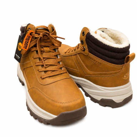 Ghete bărbătești Dockers by Gerli camel îmblănite [4]