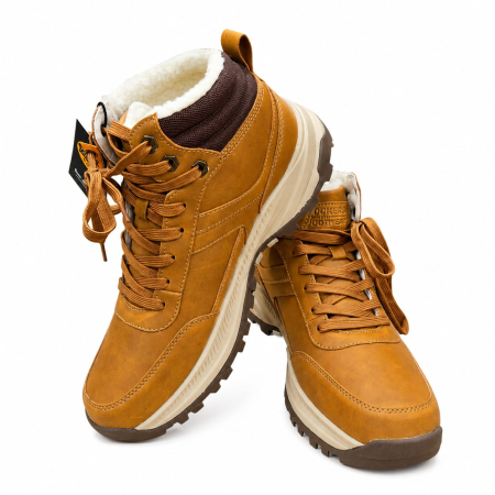 Ghete bărbătești Dockers by Gerli camel îmblănite [5]