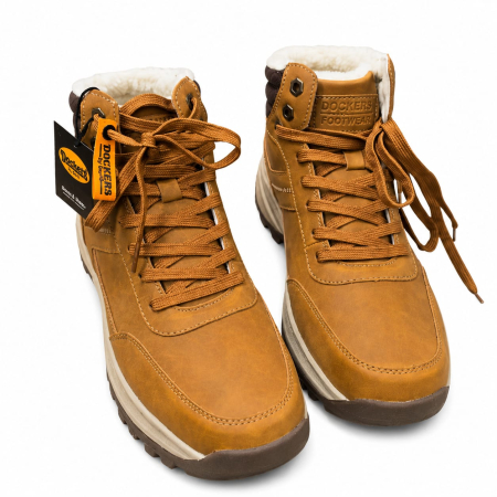 Ghete bărbătești Dockers by Gerli camel îmblănite [2]