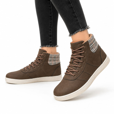 INCALTAMINTE - Ghete Damă Dockers by Gerli Maro Inchis– Piele Ecologică și Talpă Flexibilă