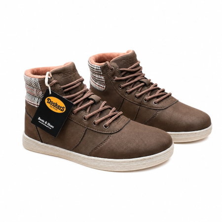 Ghete Damă Dockers by Gerli Maro Inchis– Piele Ecologică și Talpă Flexibilă [1]