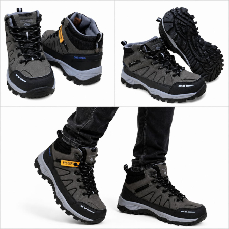 Ghete Dockers by Gerli Impermeabile Docktex gri/negru [4]
