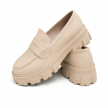 Mocasini dama rainbow bej [2]