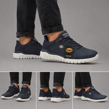 Pantofi sport barbati dockers bleumarin [4]