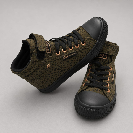 Teniși copii British Knights  verde leopard [2]