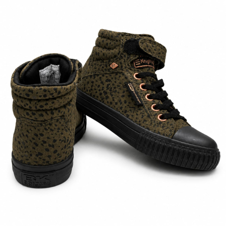 Teniși copii British Knights  verde leopard [2]