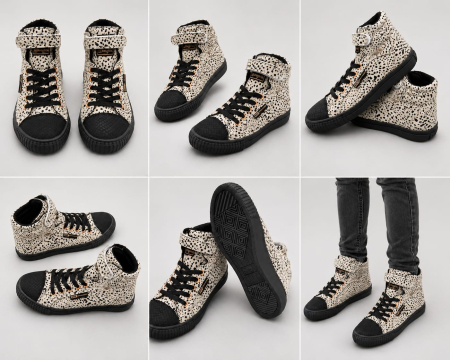 Tenisi copii British Knights leopard [5]
