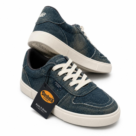 Tenisi dama Dockers navi blue cu sclipici [4]