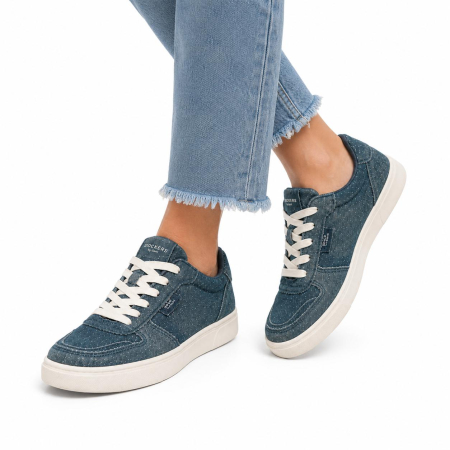 INCALTAMINTE - Tenisi dama Dockers navi blue cu sclipici