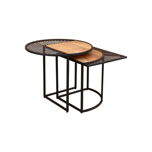 Masuta Farsi, metal/lemn, 60x60x50 [2]