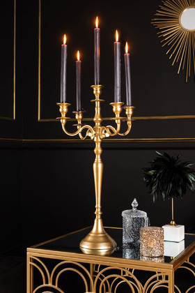 Sfesnic cu 5 brate Noel, aluminiu, 48x99 cm [2]