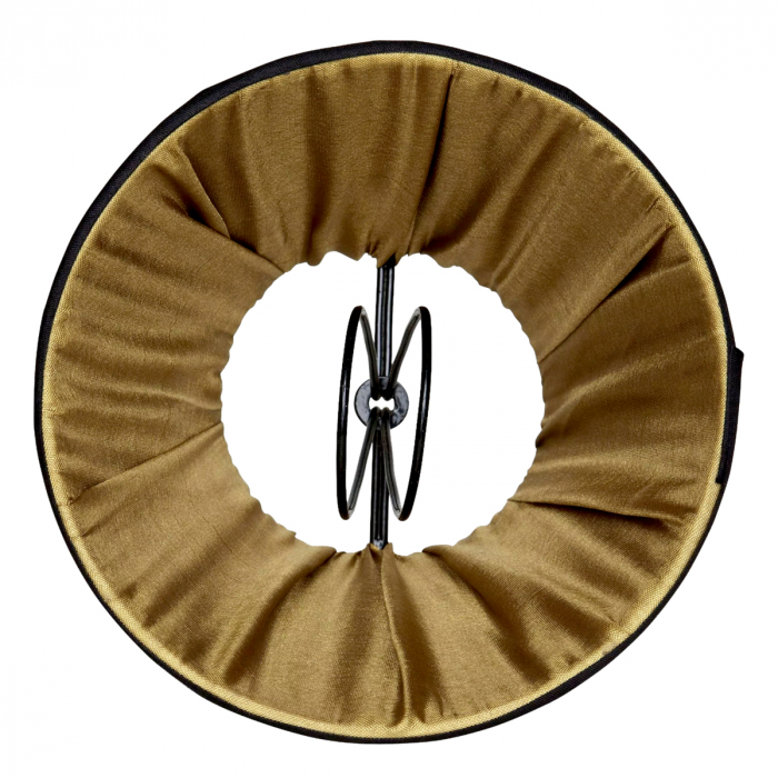 Abajur mini, Vasari, negru/ captuseala auriuie, Dims: Ø 11 | H. 9 (CM) [2]