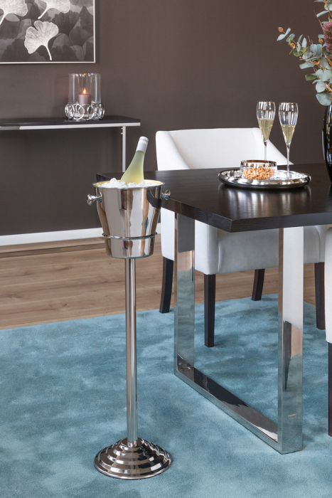 ALVARO, Frapiera de vin cu suport, inox, h.81 cm, d.26,5 cm [2]