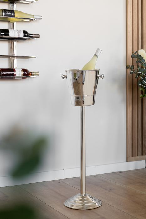 ALVARO, Frapiera de vin cu suport, inox, h.81 cm, d.26,5 cm [7]