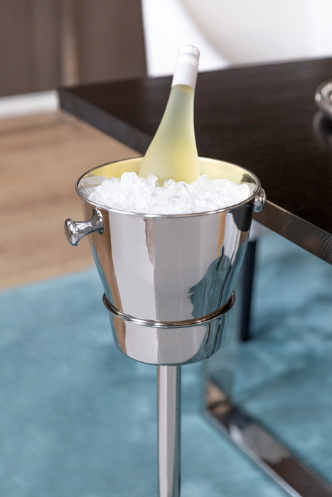 ALVARO, Frapiera de vin cu suport, inox, h.81 cm, d.26,5 cm [4]