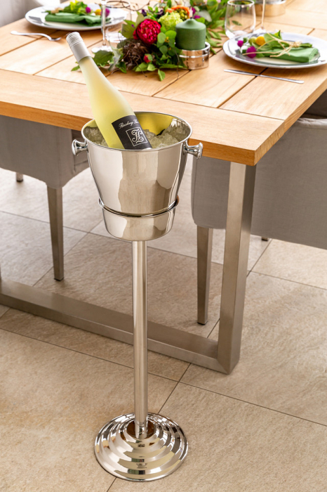 ALVARO, Frapiera de vin cu suport, inox, h.81 cm, d.26,5 cm [3]