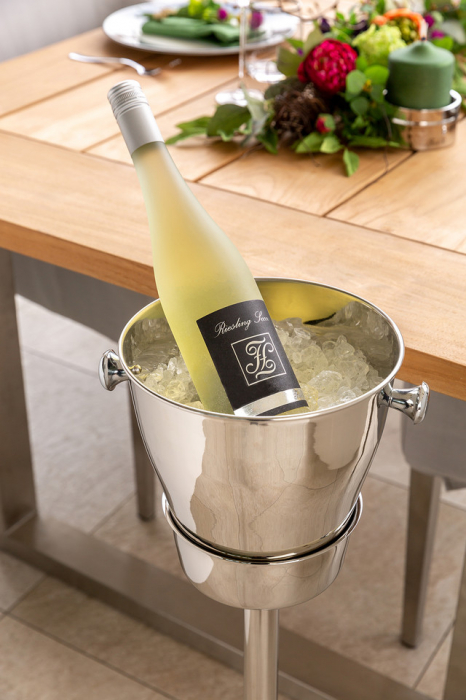 ALVARO, Frapiera de vin cu suport, inox, h.81 cm, d.26,5 cm [5]