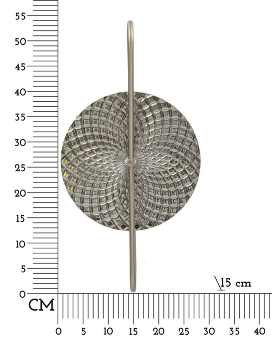 Aplica argintie 28x15x54 cm [7]
