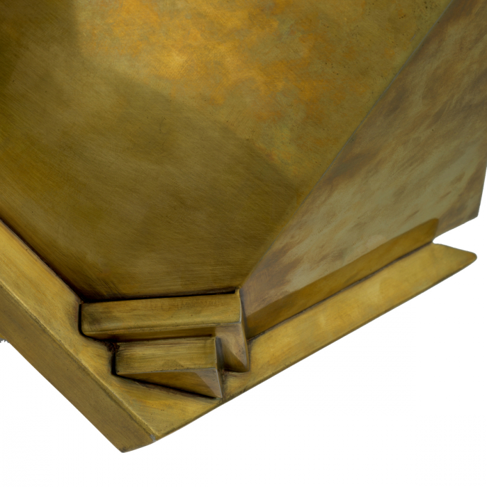 Aplică, Augustus cu finisaj vintage din alamă, Dimensiuni: W. 33 | D. 18.5 | H. 13   [5]