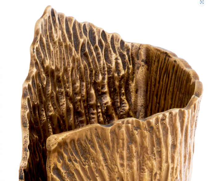 Aplică de perete, Craft, finisaj din alamă cu aspect vintage, Dims: W. 18 | D. 13.5 | H. 30 (CM) [2]