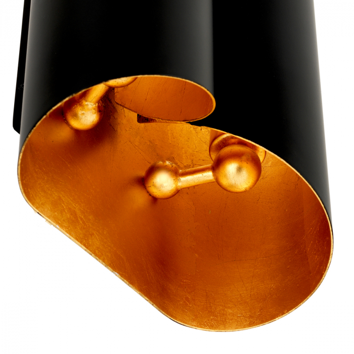 Aplică de perete, Asco finisaj negru, Dims: W. 18 | D. 10.5 | H. 28 (CM) [5]