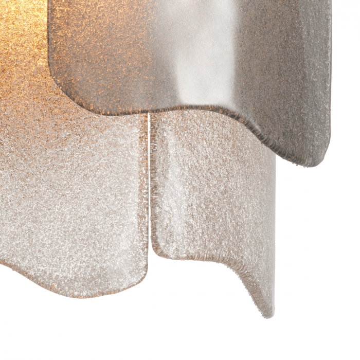 Aplică de perete, Asinara sticla fumurie, Dims: W. 39 | D. 24 | H. 36 (CM) [7]