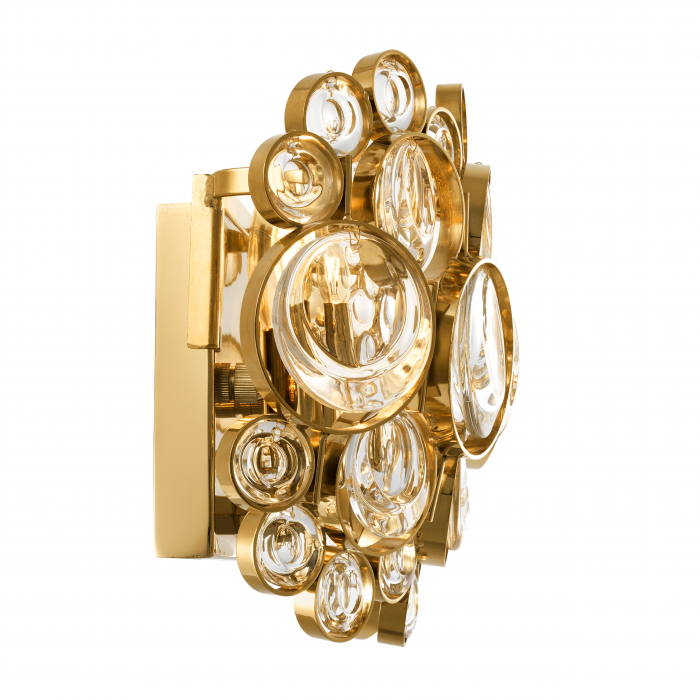 Aplică de perete, Avant finisaj auriu, Dims: W. 24 | D. 13 | H. 21 (CM) [2]