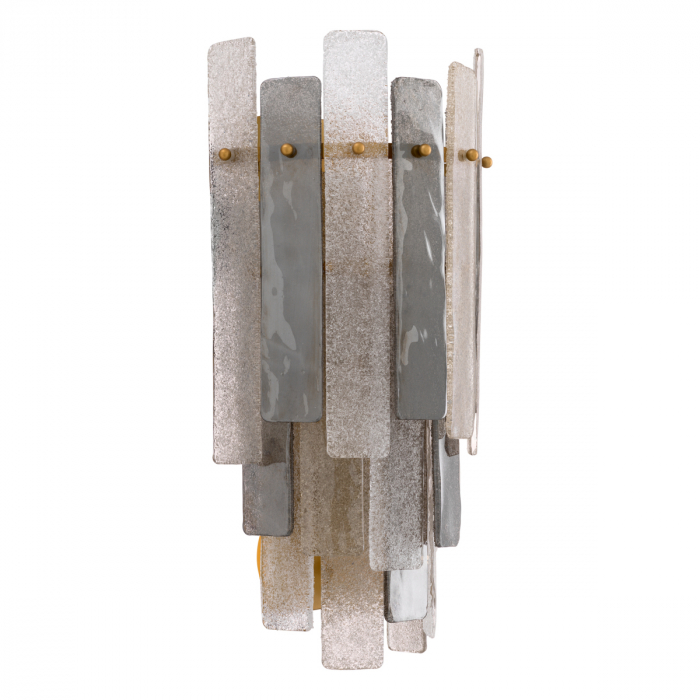 Aplică de perete, Greyson, finisaj din alamă cu aspect vintage, Dims: W. 28.5 | D. 18 | H. 60 (CM) [5]