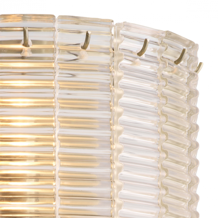 Aplică de perete, Imperial alamă cu sticlă transparentă [4]