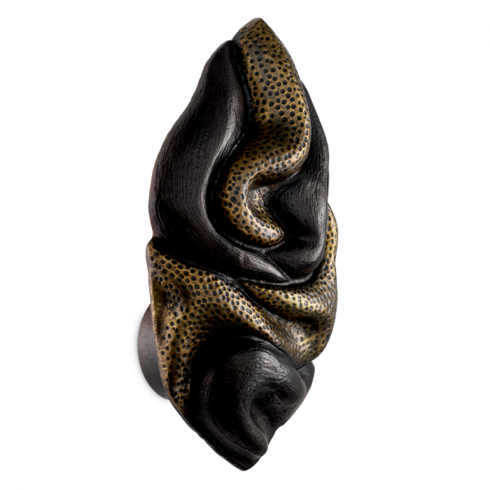 Aplică de perete, Nuno vintage alamă, finisaj bronz, Dims: W. 17 | D. 10 | H. 30 (CM) [2]