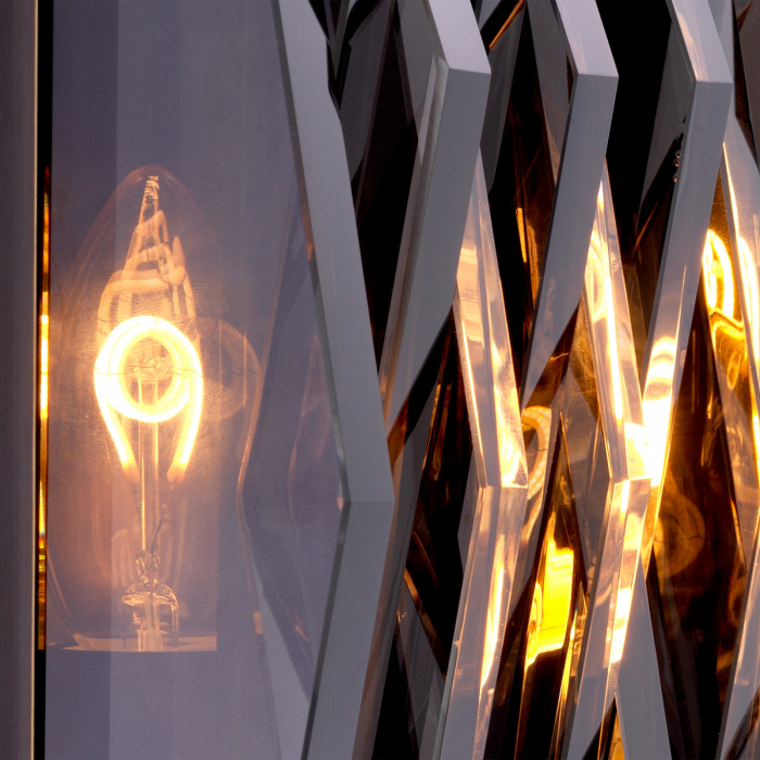 Aplică de perete, Nuvola S, finisaj bronz [5]