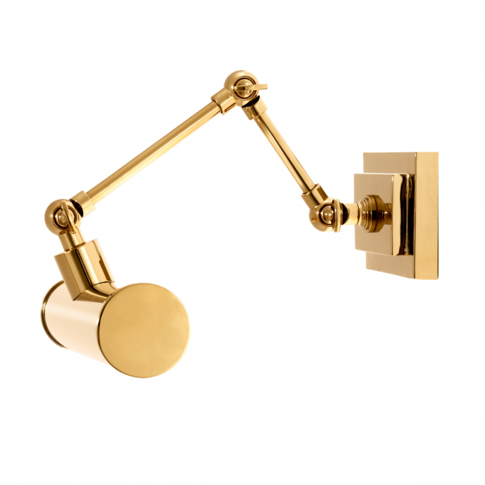 Aplică de perete, Pacific cu finisaj auriu , Dims: W. 28.5 | D. 24 | H. 20 | Adjustable (CM) [3]