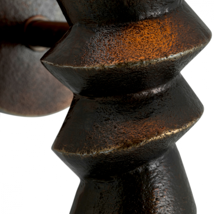 Aplică de perete, Riverbank, finisaj bronz, abajur inclus, Dims: W. 14.5 | D. 17 | H. 41.5 (CM) [5]