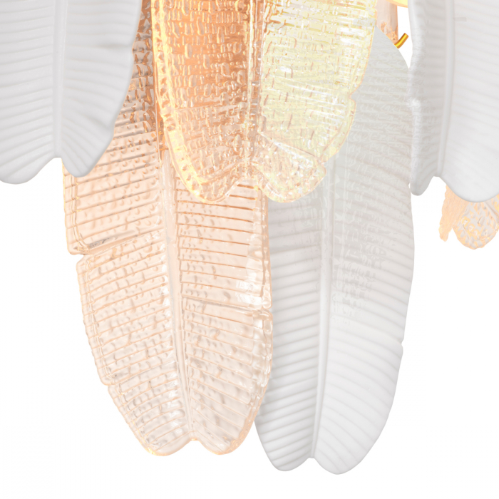 Aplică de perete, Sfânta Lucia, finisaj din alamă cu aspect vintage, Dims: W. 45 | D. 20 | H. 35.5 (CM) [6]