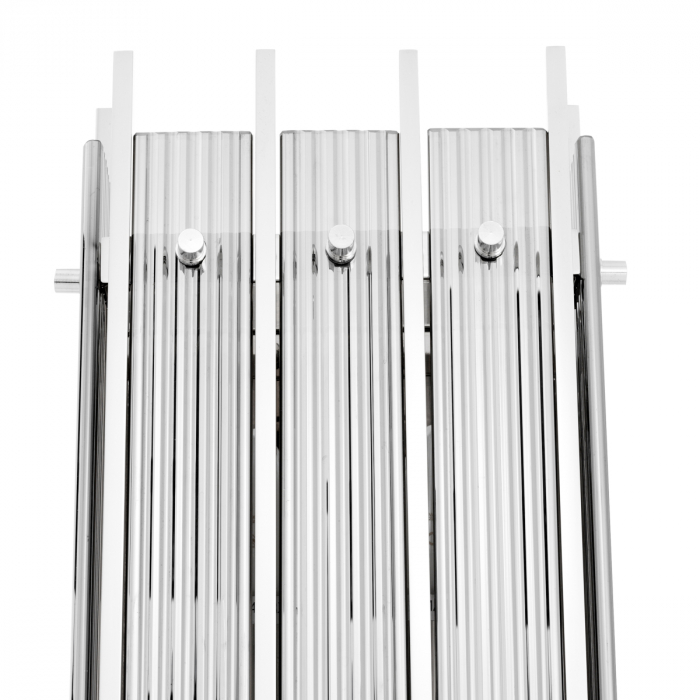 Aplică de perete, Sparks S sticlă fumurie, finisaj nichel [4]