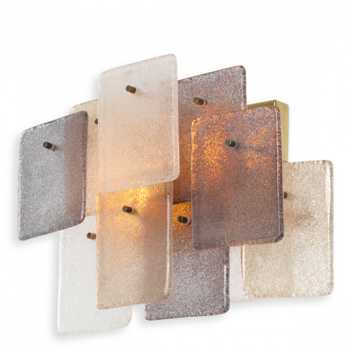 Aplică de perete, Toro, finisaj din alamă cu aspect vintage, Dims: W. 47.5 | D. 18 | H. 30 (CM) [3]