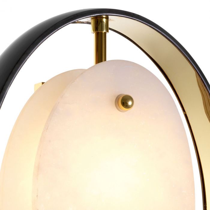 Aplică de perete, Trissoni finisaj gunmetal finisaj auriu, Dims: W. 22.5 | D. 10 | H. 29.5  (CM) [5]